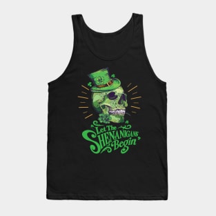 Let the Shenanigans Begin - Blarney Skull Tank Top